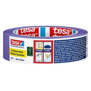 NASTRO MASCHERATURA SENSITIVE VIOLA 30MMX50M- TESA- 5,0 pz