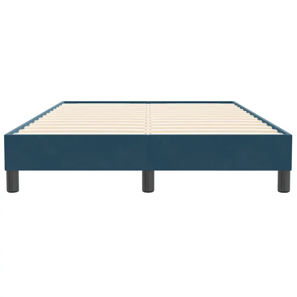Giroletto senza Materasso Blu Scuro 120x210 cm Velluto 4101353