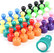 40 punaises magnetiche, magneti per frigorifero, magneti neodymium forti, magneti cilindrici per carte, tavolo magnetico, frigorifero, classe, magneti per whiteboard, 10 colori