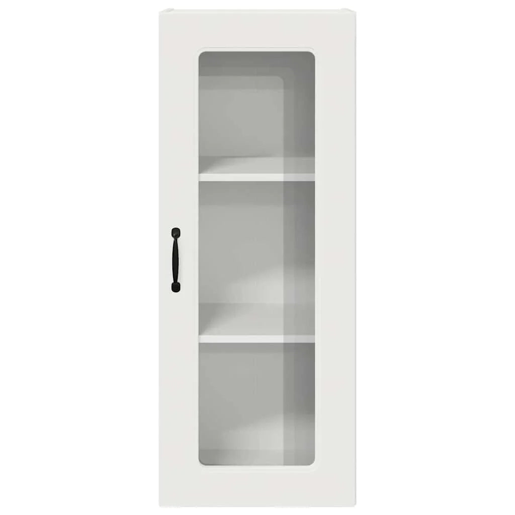Mobile da cucina rettangolare dal design pulito e moderno dimensioni interne 40 x 31 x 100 cm realizzato in legno composito bianco 02_0053773