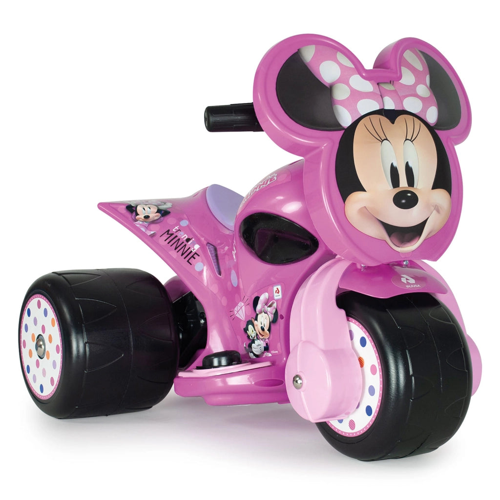 Triciclo Elettrico per Bambini 6V Samurai Disney Minnie Fino a 2–3 km/h Rosa