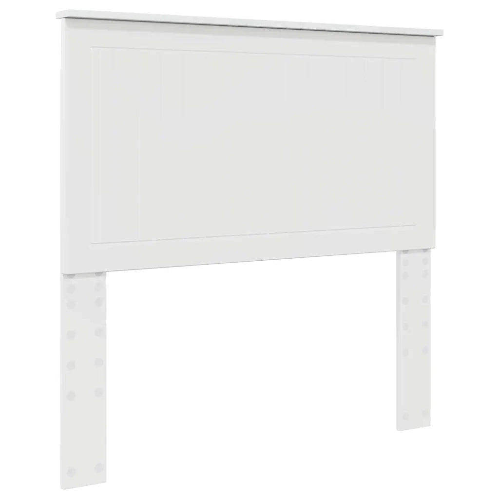 Testiera-Testata-Testiera Decorativa Bianco Lucido 100 cm Legno multistrato 550665