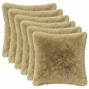 Cuscino con cuscino HEERLEN 2 pz Grigio Chiaro Fleece PV 926761