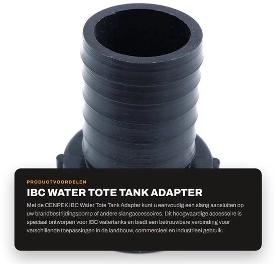 Adattatore per serbatoio ibc di 50mm - 2 pollici