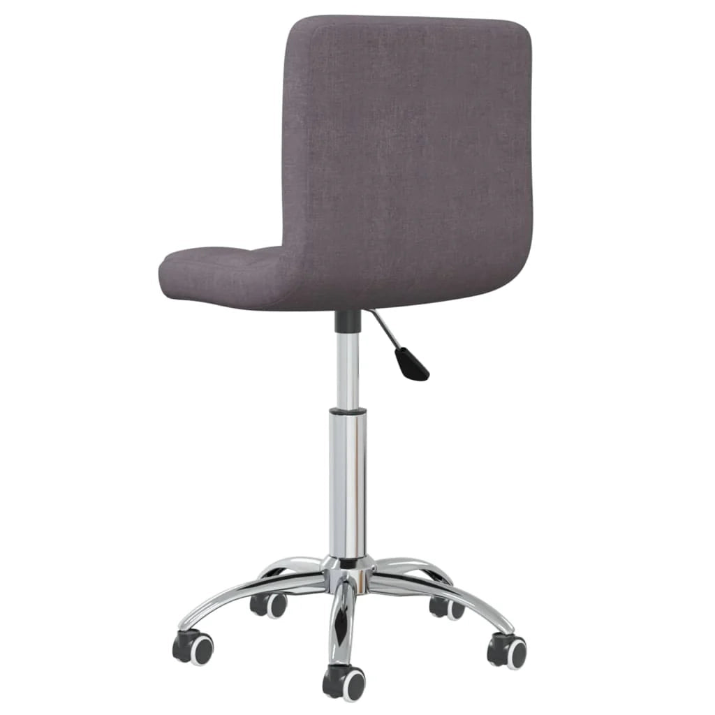 Sedia girevole da ufficio/studio in tessuto color tortora 02_0024183