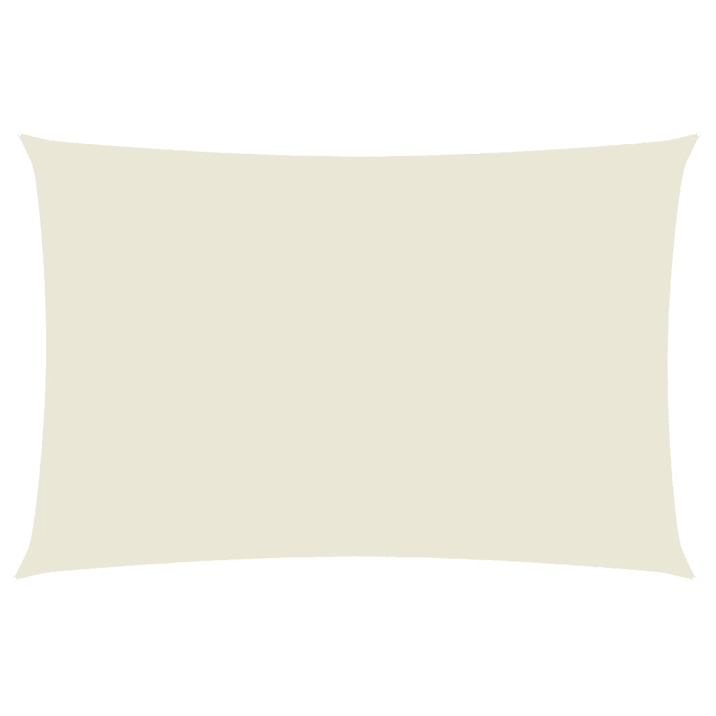 Parasole a Vela Oxford Rettangolare 2x4 m Crema 42298