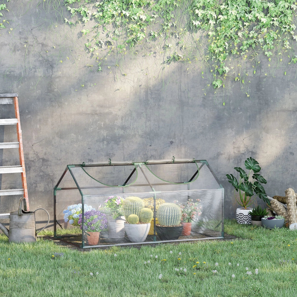 Mini Serra da Giardino ¨C Zephmum ¨C Trasparente 120x60x60cm
