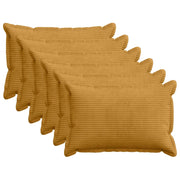 Federa 6 pz HOUTEN Giallo 50 x 75 cm corduroy 919818