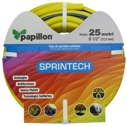 Tubo irrigazione sprintech-antinodo 5/8x25mt papillon