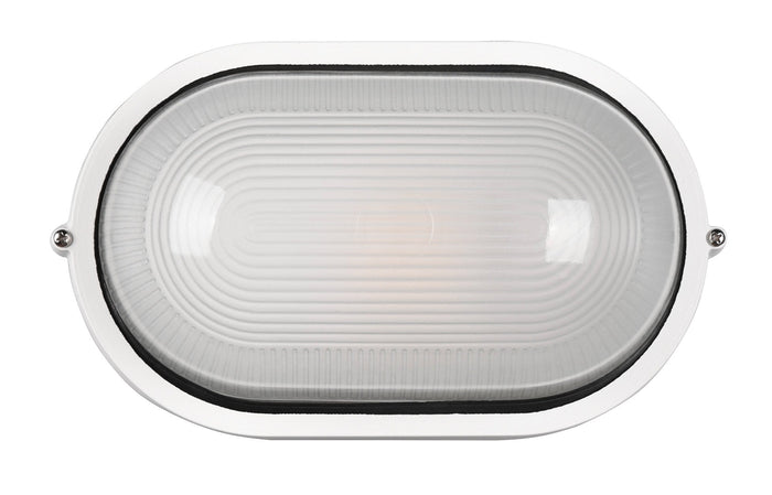 Plafoniera da Esterno Attacco E27 in Alluminio Bianco Opaco