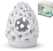 Garnale casa multifunzionale - tunnel acquario con dispositivo di fissaggio - nascondiglio per gamberi - decorazione per guppì - riduce lo stress - progetto leggero - decorazione per acquario
