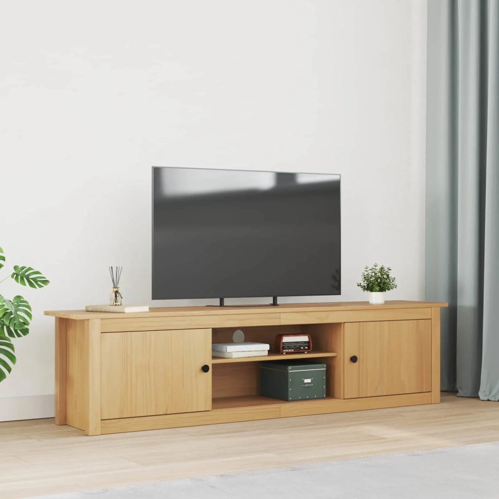 Supporto per TV-Credenza per TV HILL Marrone miele 158 x 40 x 39,5 cm