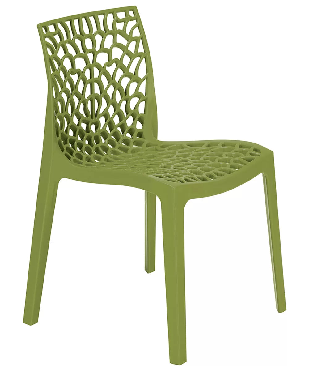 Sedia Gruvyer polipropilene verde anice