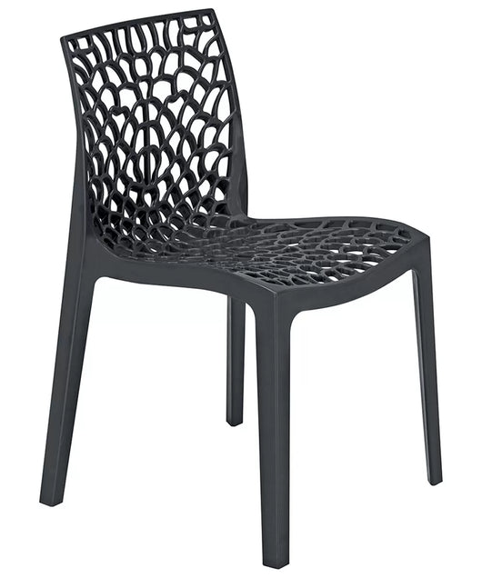 Sedia Gruvyer polipropilene antracite