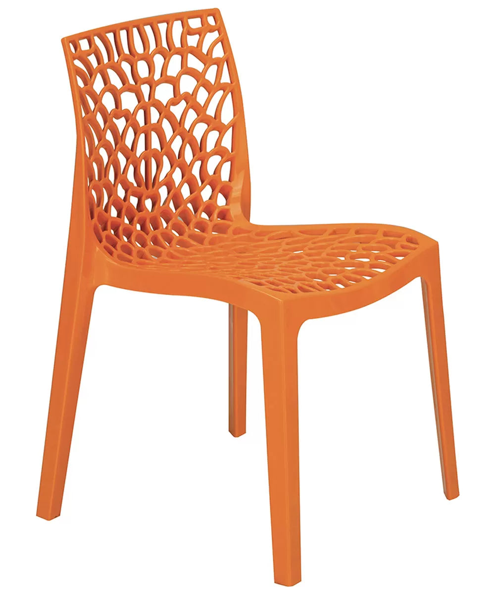 Sedia Gruvyer polipropilene arancio