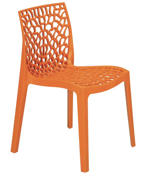 Sedia Gruvyer polipropilene arancio