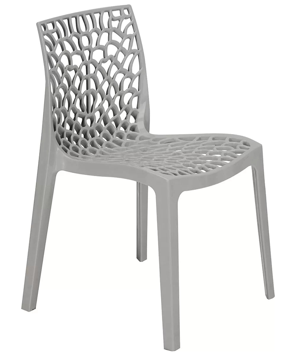 Sedia Gruvyer polipropilene grigio perla