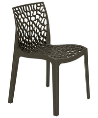 Sedia Gruvyer polipropilene moka