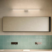 Brilliant Lampada da Parete o Soffitto a LED, Design Lineare in Cromo Lucido, Diffusore Cilindrico in Policarbonato, Altezza 126.2 cm, 12W, IP20