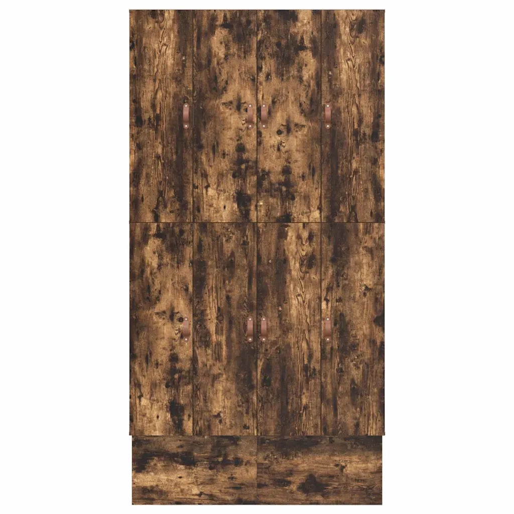 Struttura letto con contenitore con cassetto Rovere fumé 120 cm 3335633