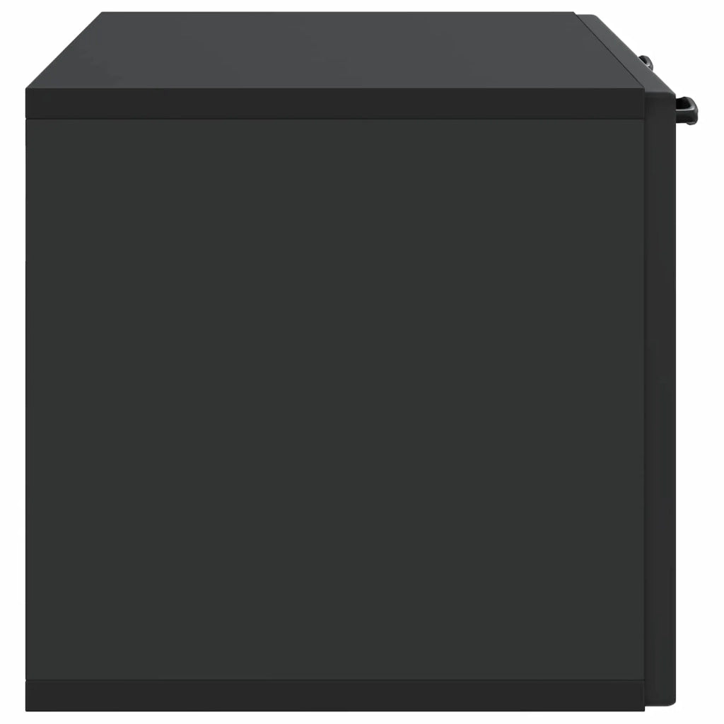 Mobile Porta TV da Muro Nero 78,5 x 31 x 30 cm 899396