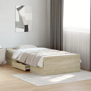 Giroletto Cassetti Rovere Sonoma 90x190 cm Legno Multistrato 3280344