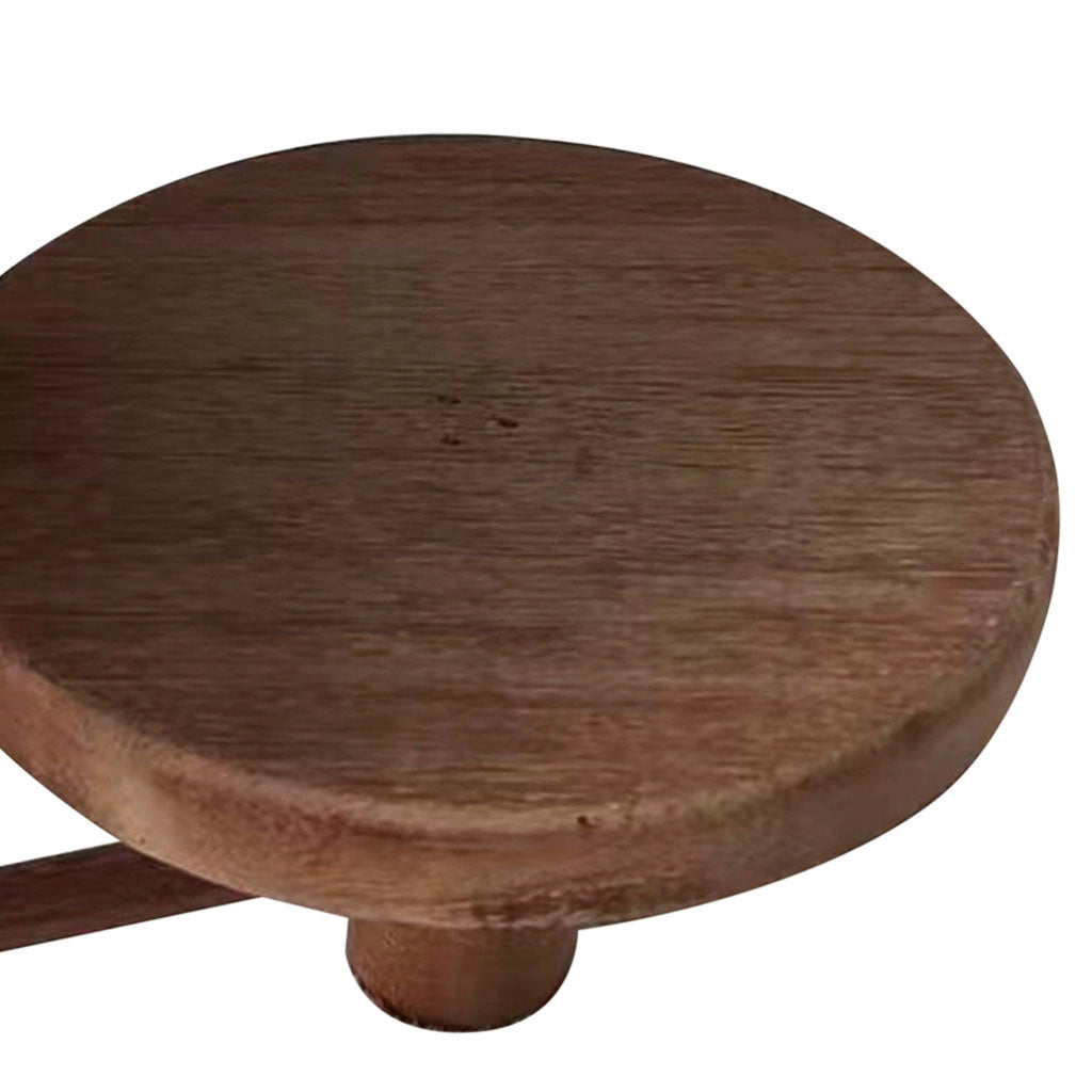 Supporto in legno per 3 vasi bianco d15x20/15/10h