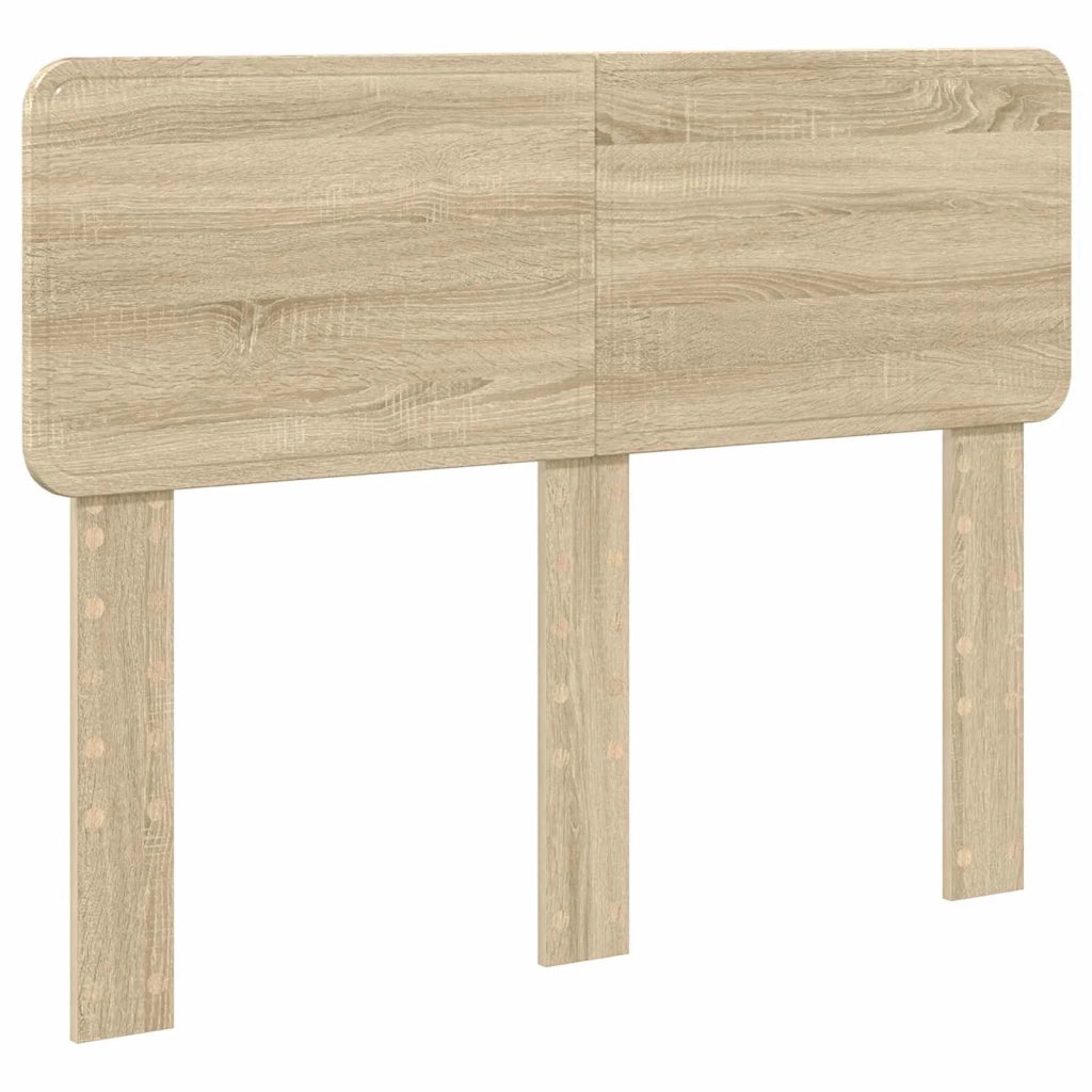 Letto con Contenitore con testiera Rovere Sonoma 135 x 190 cm 3412285