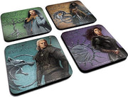Set di 4 Sostegni per Bicchieri - Merchandise Ufficiale - 10 x 10 cm