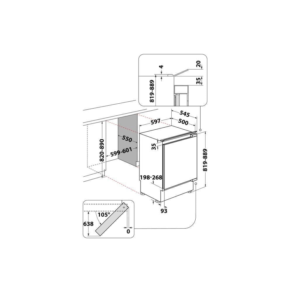 Hotpoint Ariston Frigorifero da incasso HABUF011