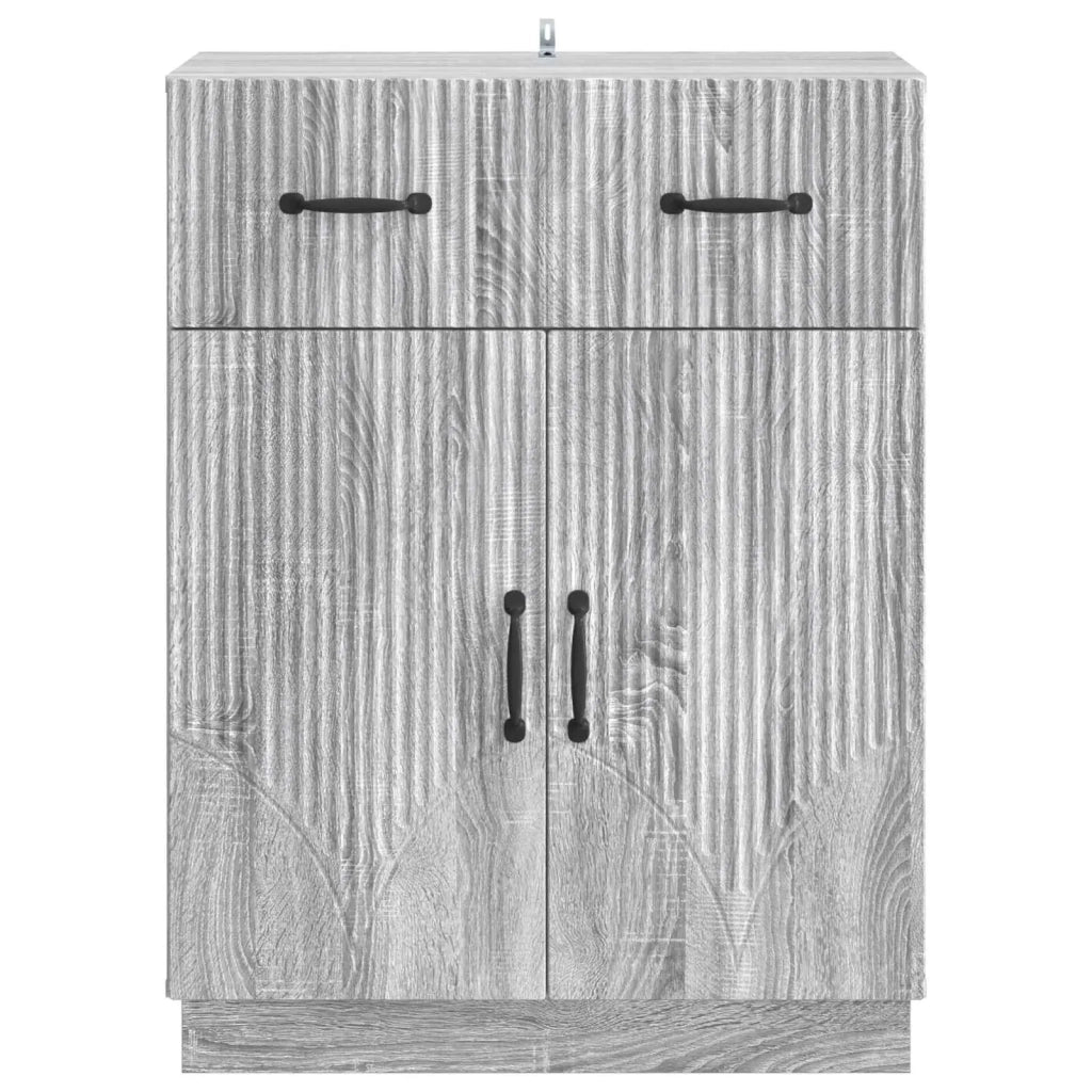 Credenza Grigio Sonoma 66 x 34,5 x 87 cm Legno ingegnerizzato 895331