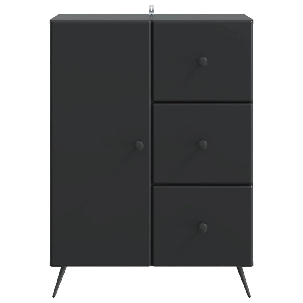 Credenza Nero 66 x 34,5 x 90 cm Legno ingegnerizzato 895546