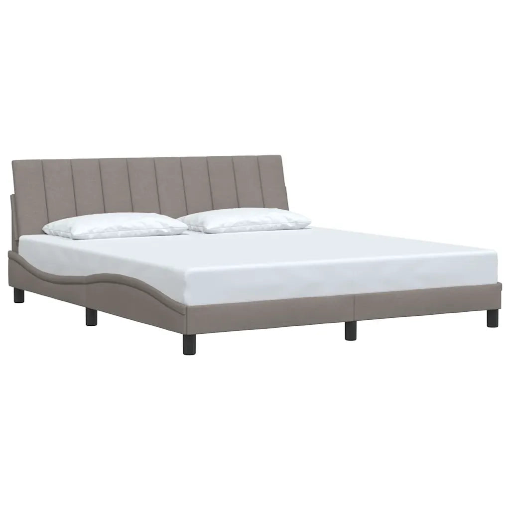 Giroletto senza Materasso Hanko Tortora 180x200 cm in Tessuto