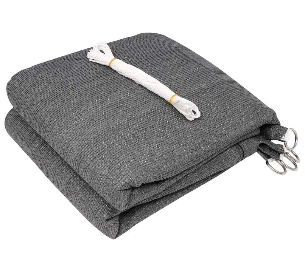 Vela ombreggiante per esterni giardino patio feste cortile blocco UV, 2x3m grigio 19_0000959