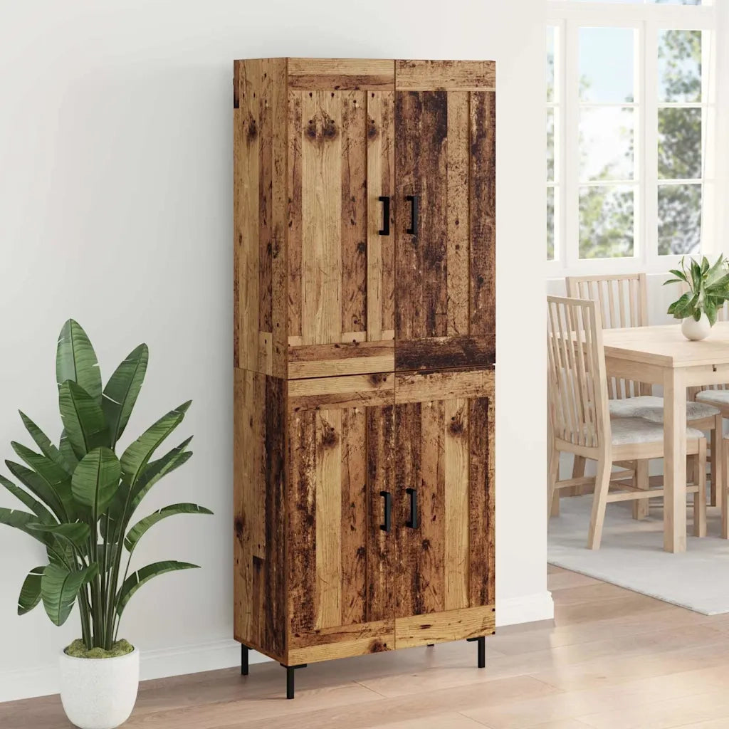 Credenza 2 pcs Legno vecchio Legno multistrato 3415685