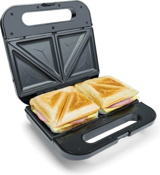 Frittello gigante 750 watt con rivestimento antiscivolo, progettato per risparmiare spazio, facile da pulire, ideale per dischi per sandwich americani - una unica aggiunta per la cucina