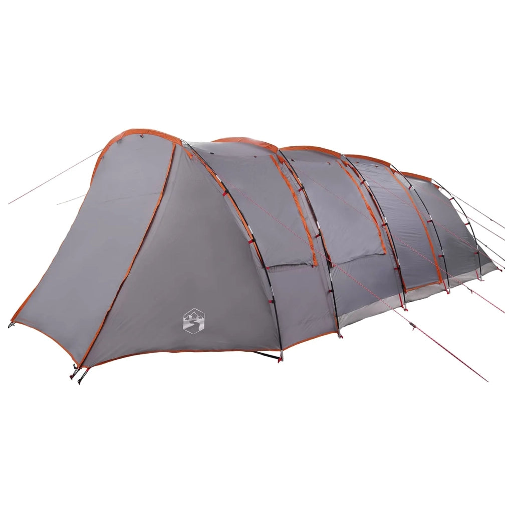 Tenda a tunnel Grigio e arancione 675 x 392 x 210 cm