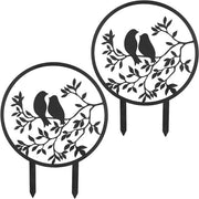 2 pezzi di sostegno per piante in metallo per piante di camera e piante da giardino - decorativi sostegni per piante