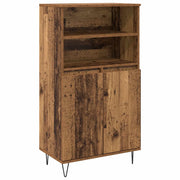 Credenza | Madia | Buffet da pranzo | Armadio da pranzo Marrone 60 x 36 x 110 cm Legno multistrato