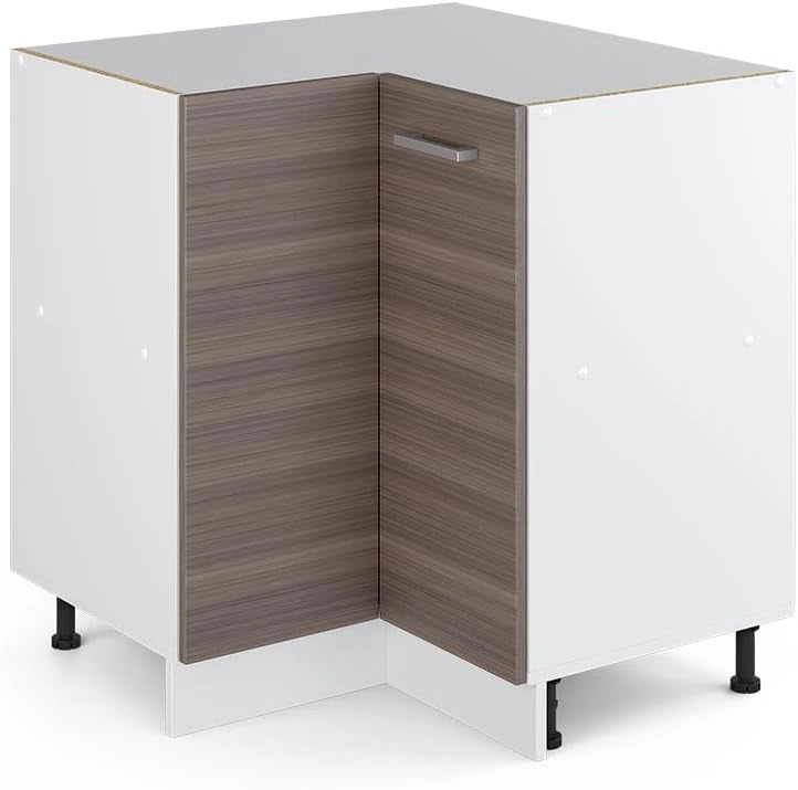 Armadio universale ad angolo R-Line, Sonoma, 75.6 cm con anta, con piano di lavoro, per la conservazione di utensili domestici e scorte