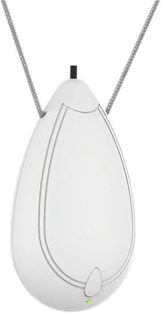 Pulitore d'aria portatile, purificatore d'aria a catena ricaricabile, mini ionizzatore d'aria portatile per viaggi esterni per eliminare polvere, fumo, polvere (bianco)