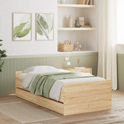 Giroletto con Cassetti Rovere Sonoma 100x200 cm 3207366
