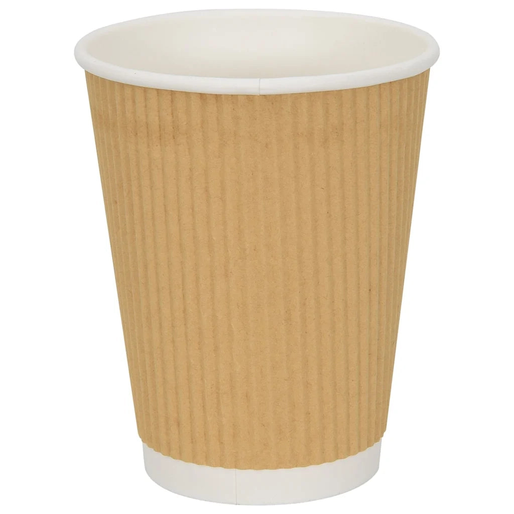 Bicchieri da CaffÃ¨ in Carta 500 pz 12oz 300ml Marrone