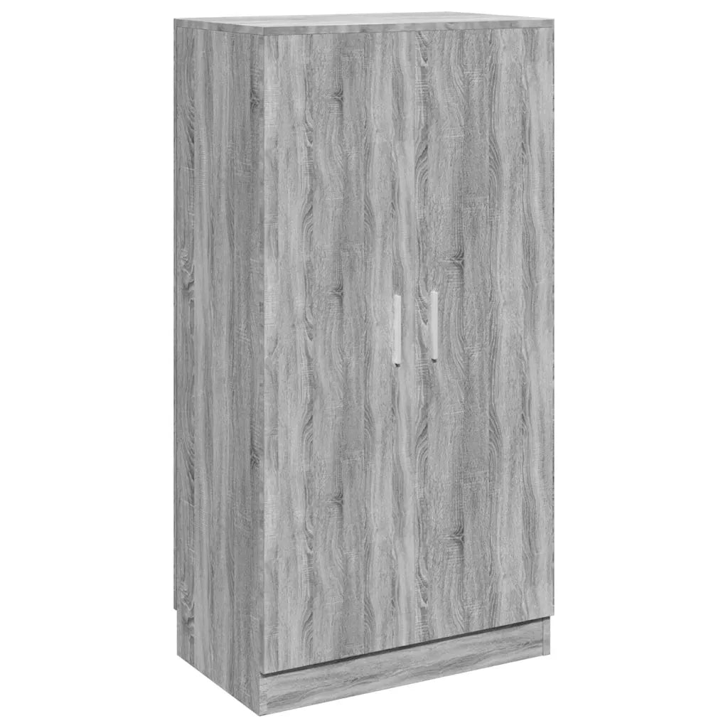 Scarpiera Grigio Sonoma 55x35x108 cm in Legno Multistrato 342669