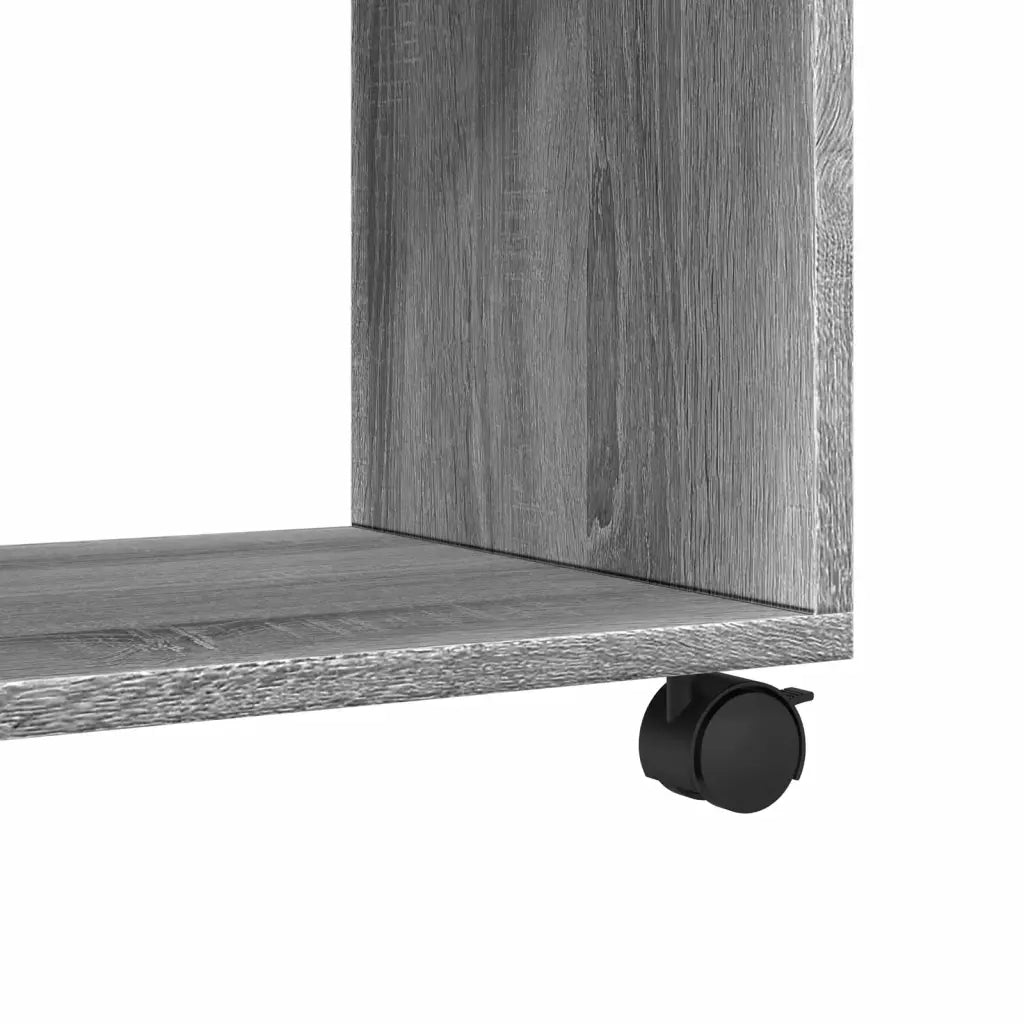 Mobiletto con Ruote Grigio Sonoma 37x33x42,5 cm in Truciolato 853133