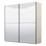 Armadio Camera da Letto Ponso, Guardaroba Grande Appendiabiti, 217x210h cm Bianco