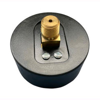 Manometro per Aria Compressa Doppia Scala 0-12 bar 0-170 psi Attacco Assiale Posteriore