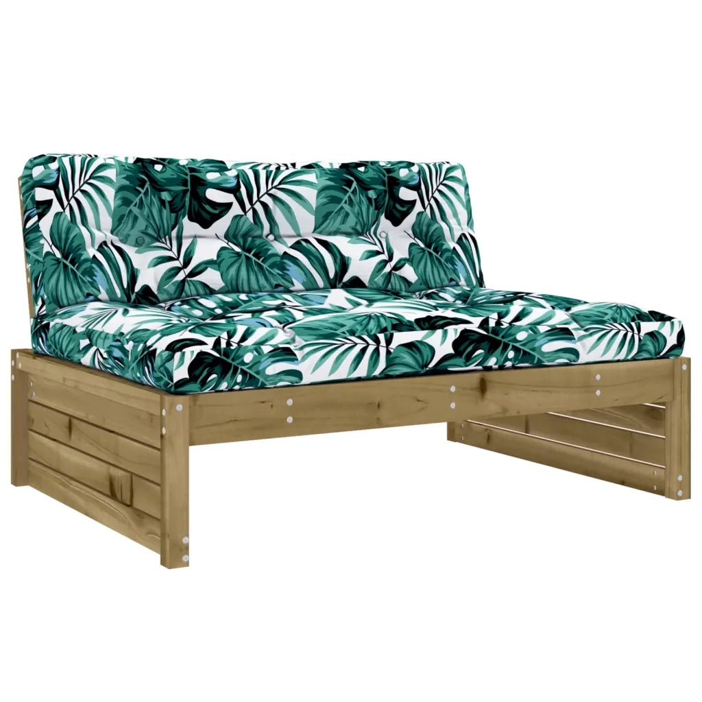 Set Divani da Giardino 2pz con Cuscini Legno Impregnato di Pino 3186136