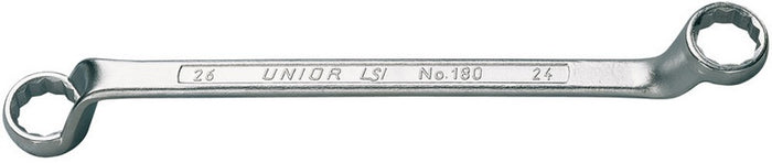 chiave poligonale doppia piegata art. 180/1 mm. 12x13 cod:ferx.vit11204