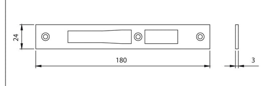 iseo art. 038.030 contropiastra serratura 783.1 cod:ferx.50213
